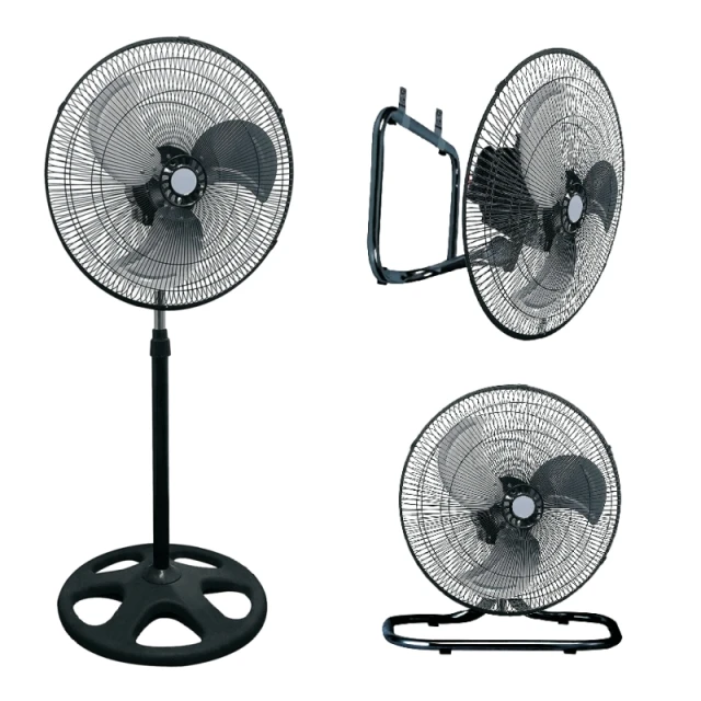 18 inch 3 in 1 ac fan ventilador Manufacturer Ac Motor Electric Cooling Pedestal Air Circulation Stand Floor Fan