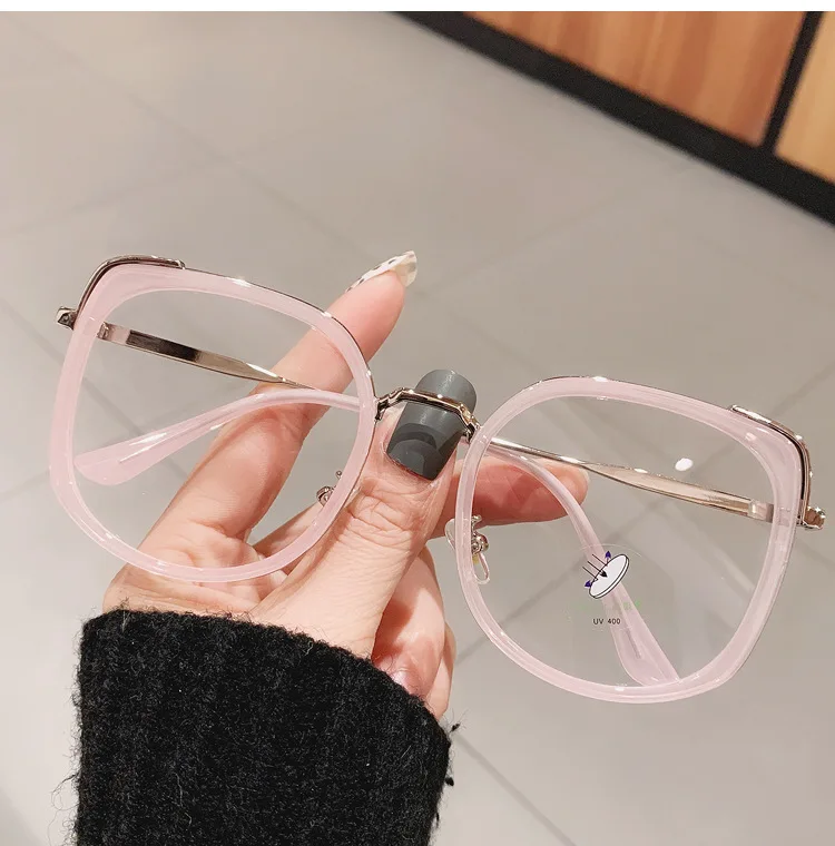 2023 Newest Custom Logo Spectacles Frames Eyewear Blue Light Blocking Square Ray Filter Eyeglasses Frames Computer Women