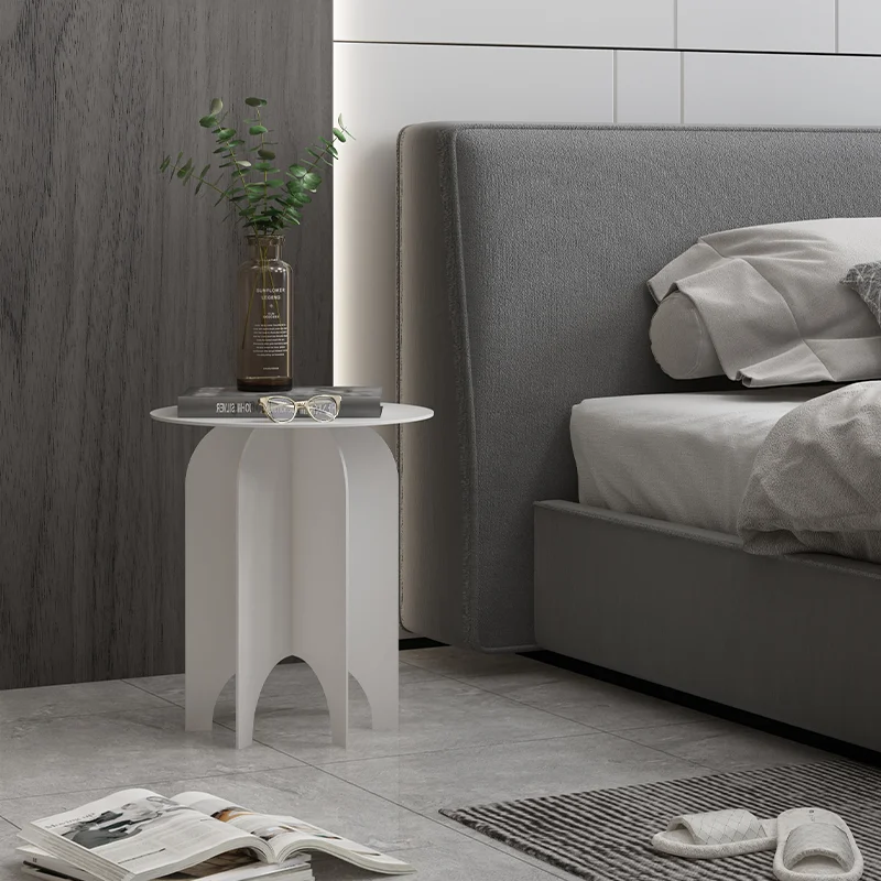 2021 New round table metal coffee table for bedroom