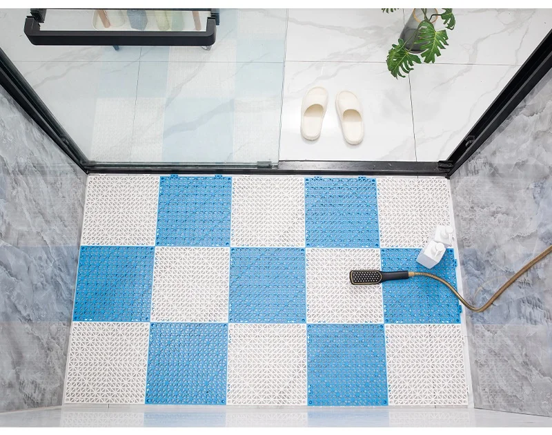 Non-slip PVC Bath Tub Mats Eco-friendly Bathroom Toilet Shower Mats Bath Hotel Household Plastic Rubber Bath Tub Mats