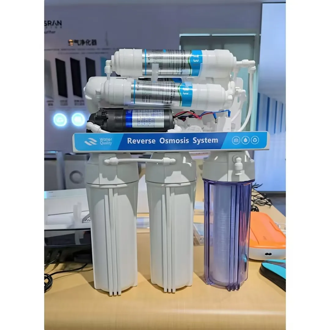 6-stage Alkaline RO Water Purifier 100 GPD Capacity Reverse Osmosis Water Filter System RO Membrane for Pure Drinking Water