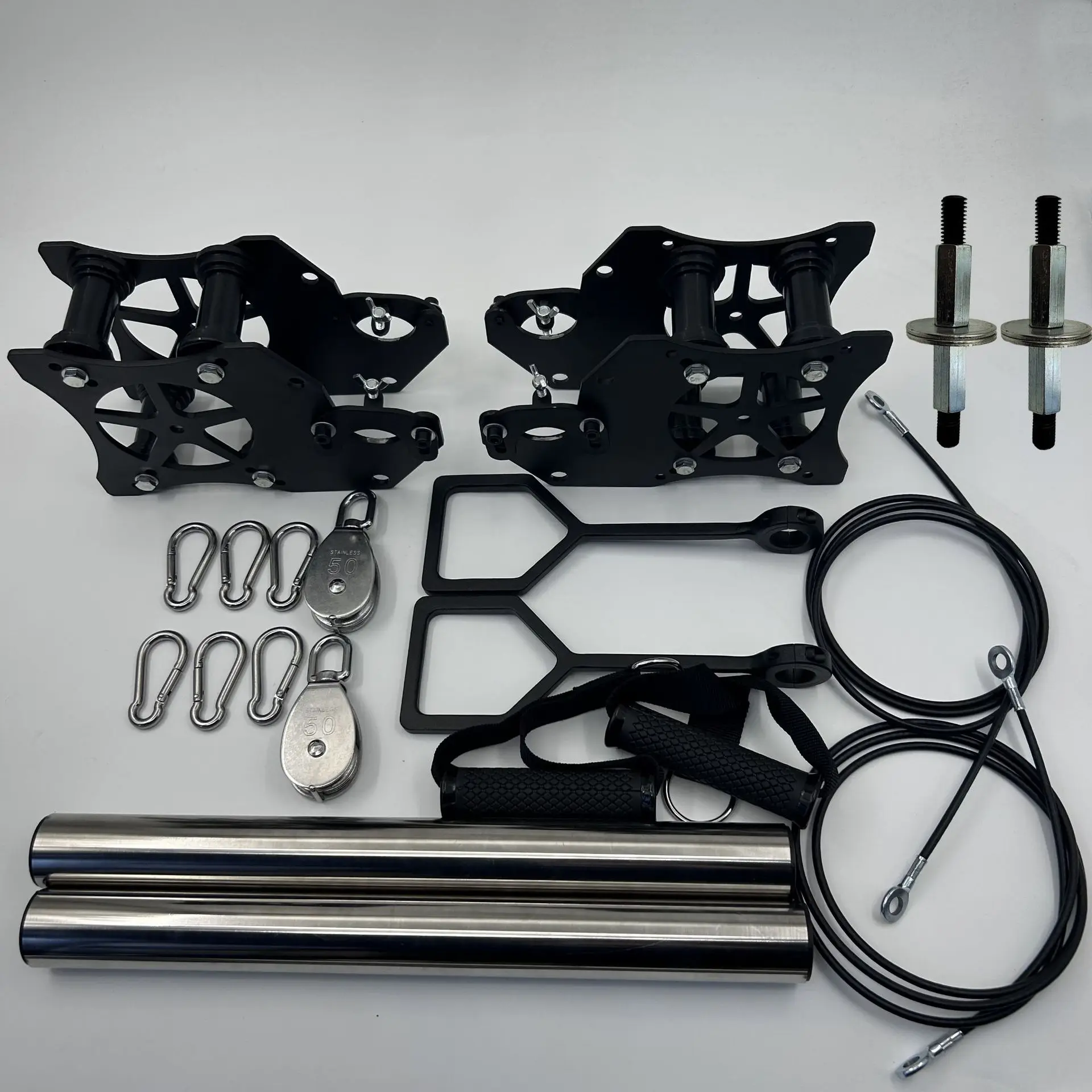 New Fitness Equipment Accessories Upgraded Glider Squat Bench Press with Bearing High Pull Slide Assembly