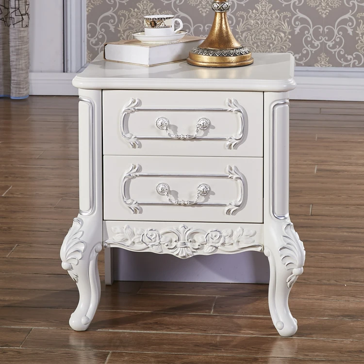 Home Furniture Modern Wood Frame Luxury Night Stand Bedside Table