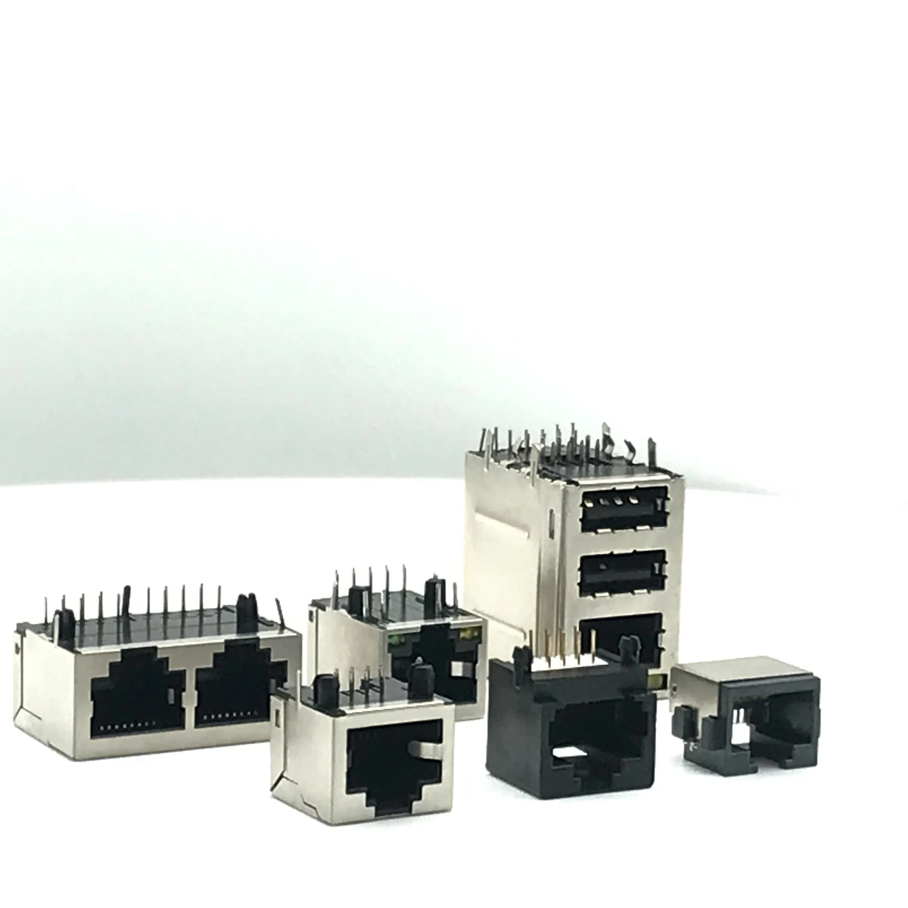 Manufacture Customised Multi Port Ethernet rj 45 Connector
