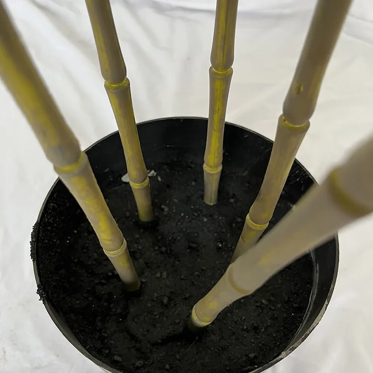 160cm 5.5ft Detachable Artificial bamboo Tree For Indoor outdoor Office Decor Custom Removable faux Potted Plants Trees