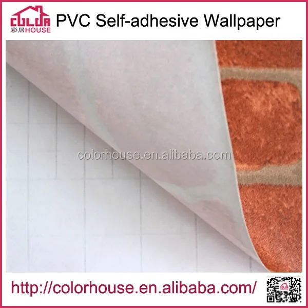 Wallpaper for Home Decorative PVC Self Adhesive Brick Design Wall Paper Acrylic Adhesive Glue Brick Effect CLASSIC Colorhouse