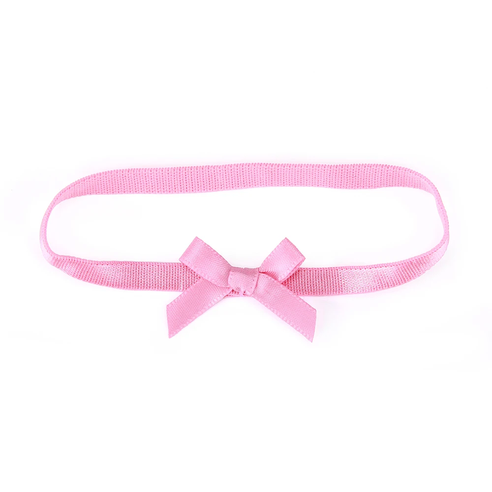 Pink Packaging Ribbon Bow Gift Packaging Elastic Ribbon With Bow Elastic Stretch Loop Ribbon Bows