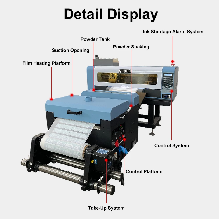 A3 30cm 60cm PET Film DTF Transfer Printer Shirt Printing Machine impressora de dtf a3 i3200 xp600