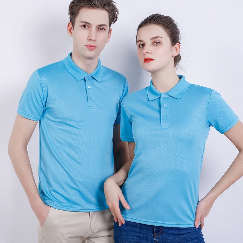 Comfortable fabric Quick-drying Short Sleeves Custom T Shirts For Men Women Cotton Polo Shirts With Custom Logo