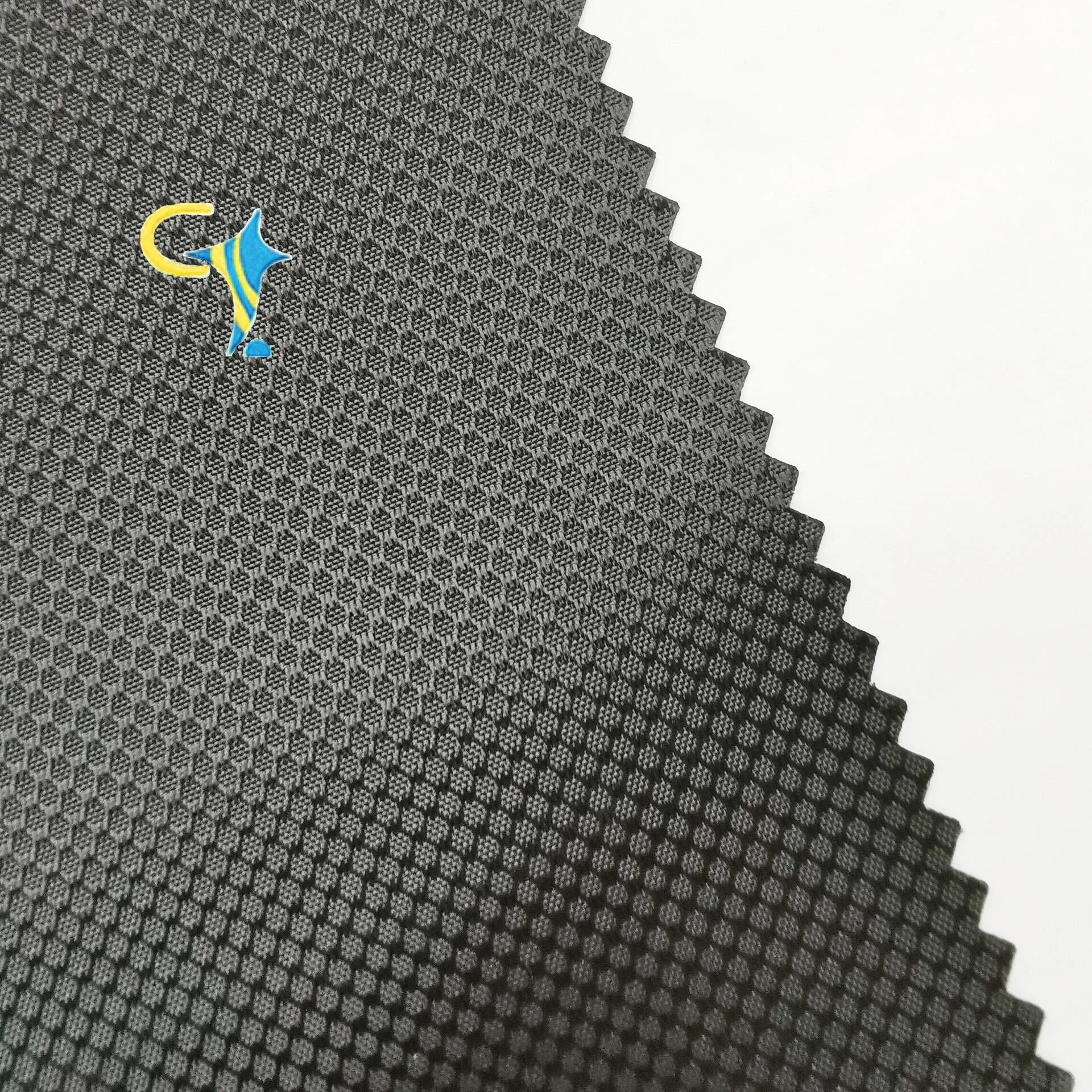 Fashion oxford fabric mini honeycomb Jacquard  with pu coated polyester fabric for bag tent Luggage outdoor using fabrics