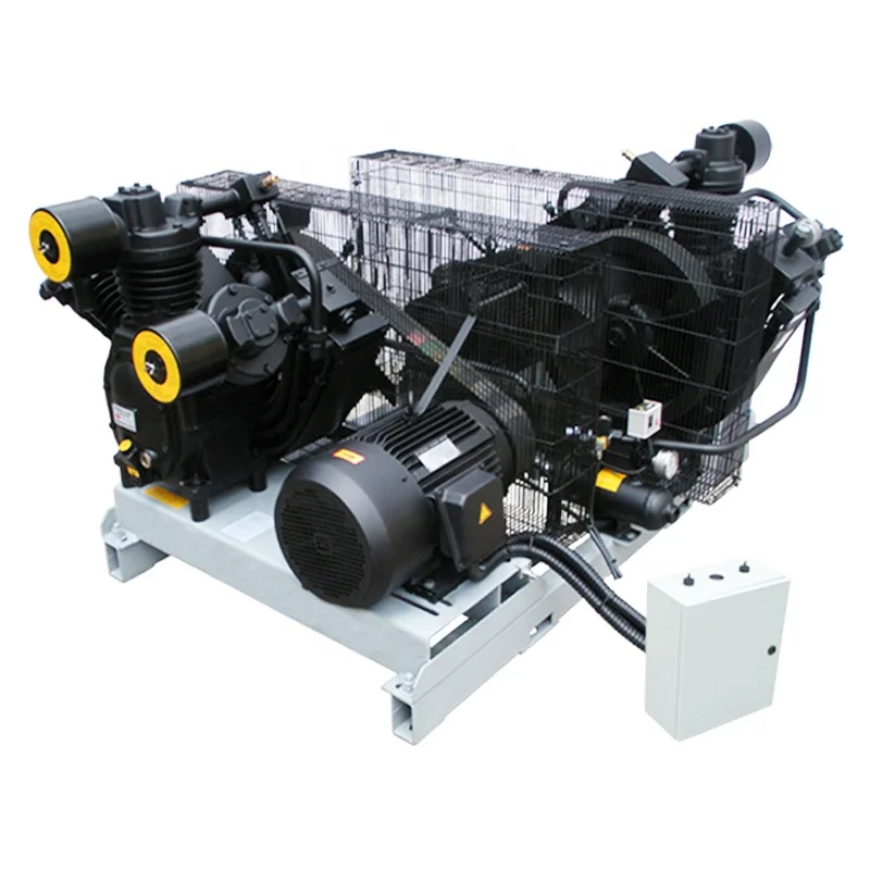 Hot Selling High-Pressure Industrial Piston Air Compressor 30Bar for PET Bottle Blowing Machine, Oil-free Shang Air