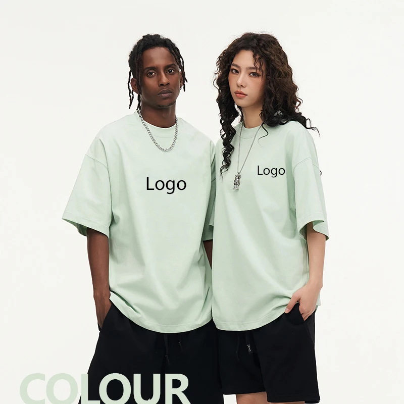 Print Tshirt Cotton Unisex Oversized Tshirt Free Sample 280 Gr Oversized Tshirt