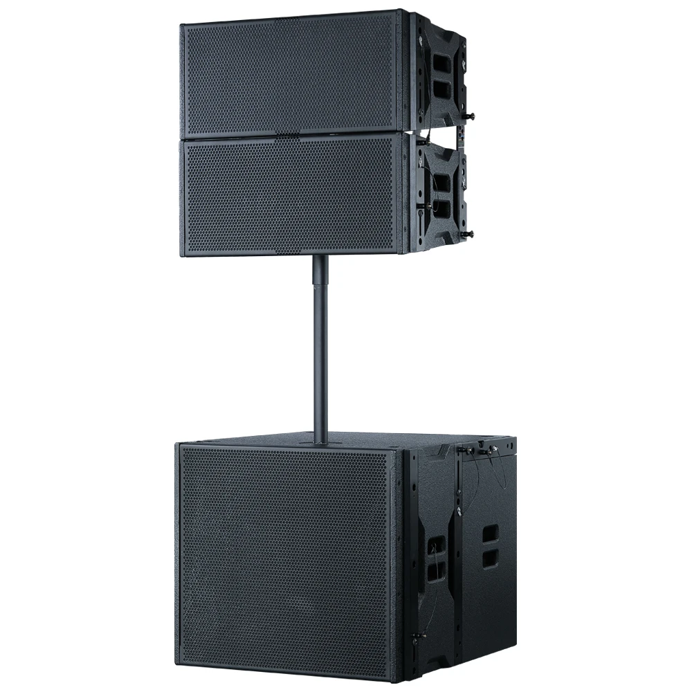 Custom High Power Active Stereo Audio Line Array Concert Subwoofer Speaker System Professinal Sound Line Array For Stage