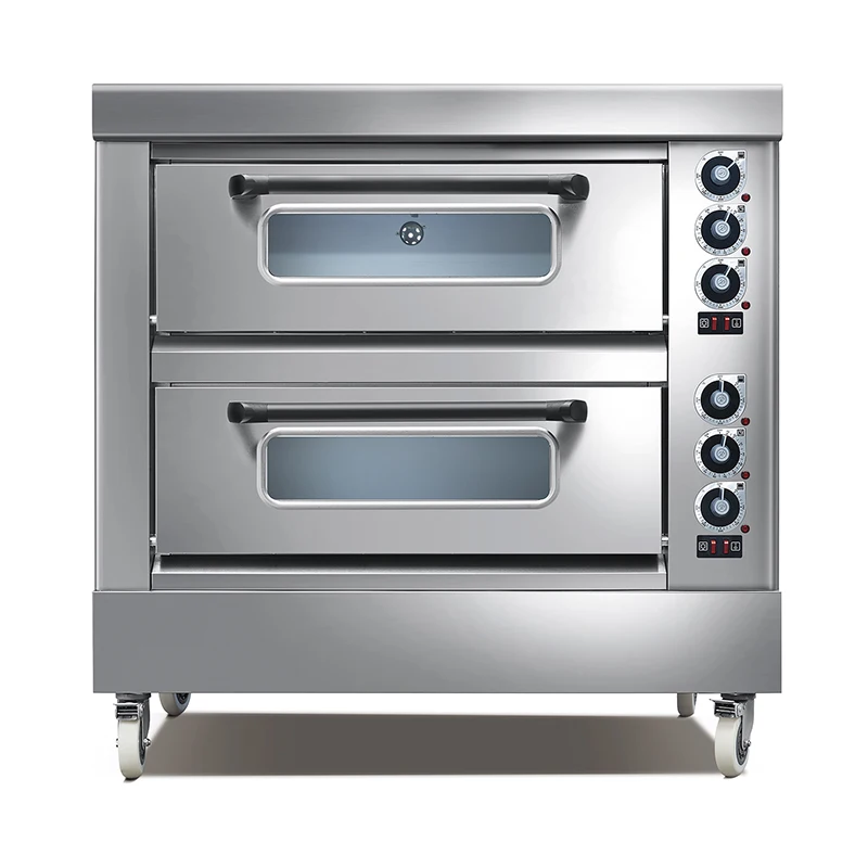 Home appliances kitchen bread baking equipment  2 deck 4 trays restaurant duck roaster oven