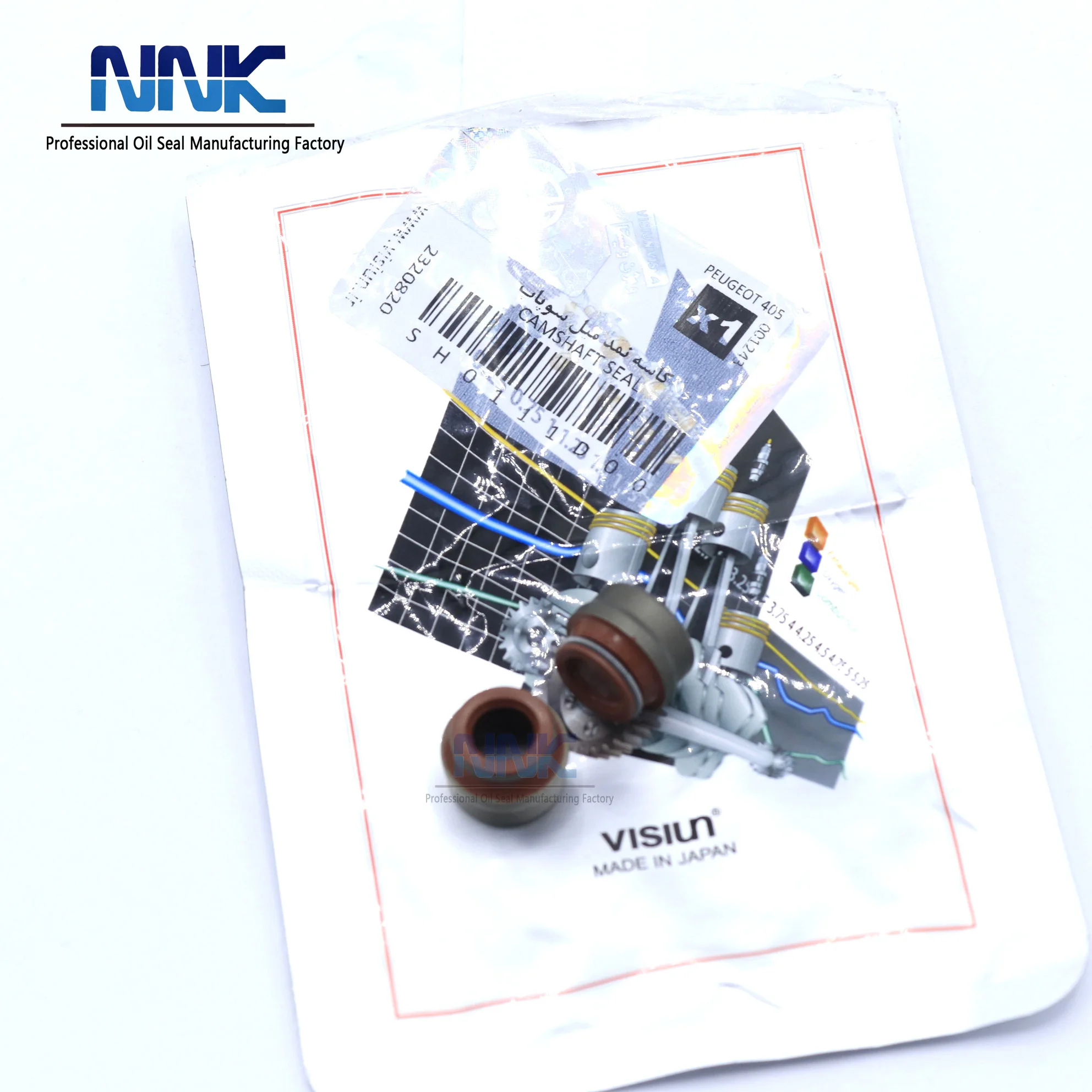 NNK Factory Professional Wholesale Various High Pressure Valve Stem Seals Visiun OEM NSV0066 Oil Seal Engine Valve Seal