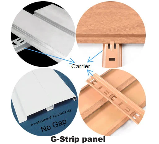 Popular Wood Grain Baffle Ceiling Aluminum Square Pipe Ceiling Panels For Hall Interior Decoration