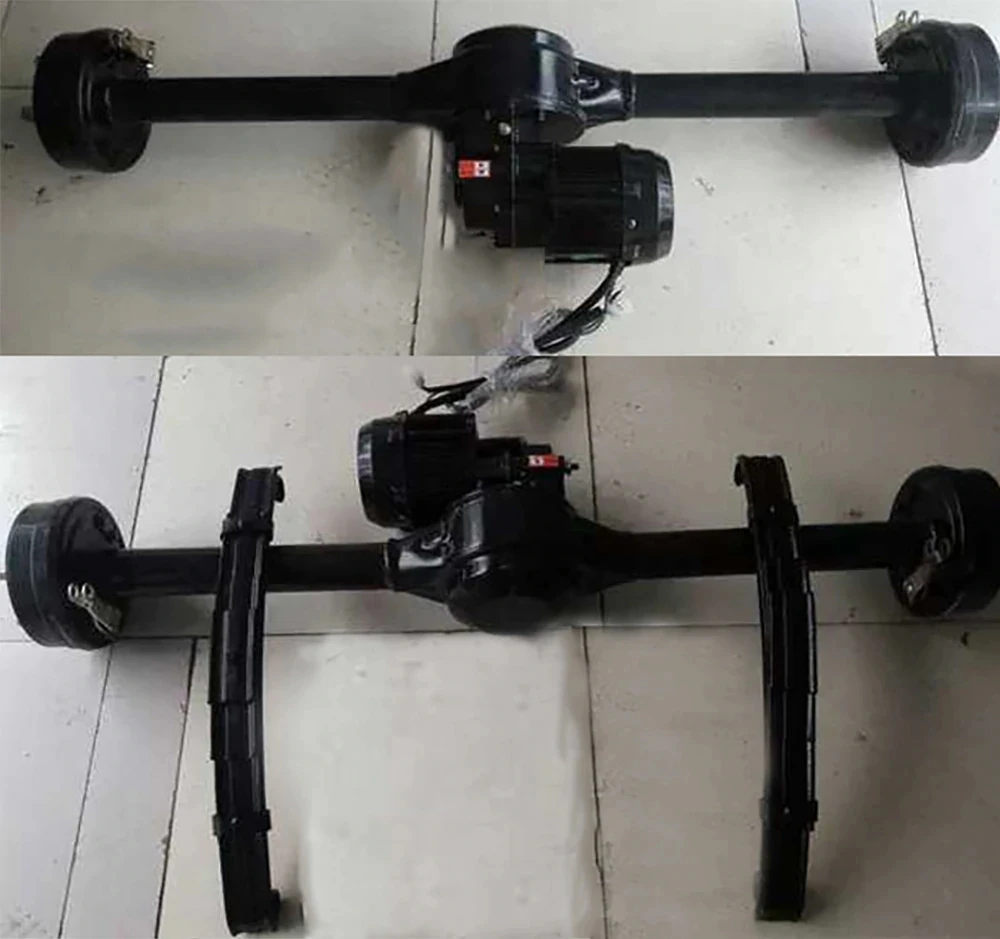 48v1200w 40km/h axle length 90cm electric tricycle rear axle differential motor kit