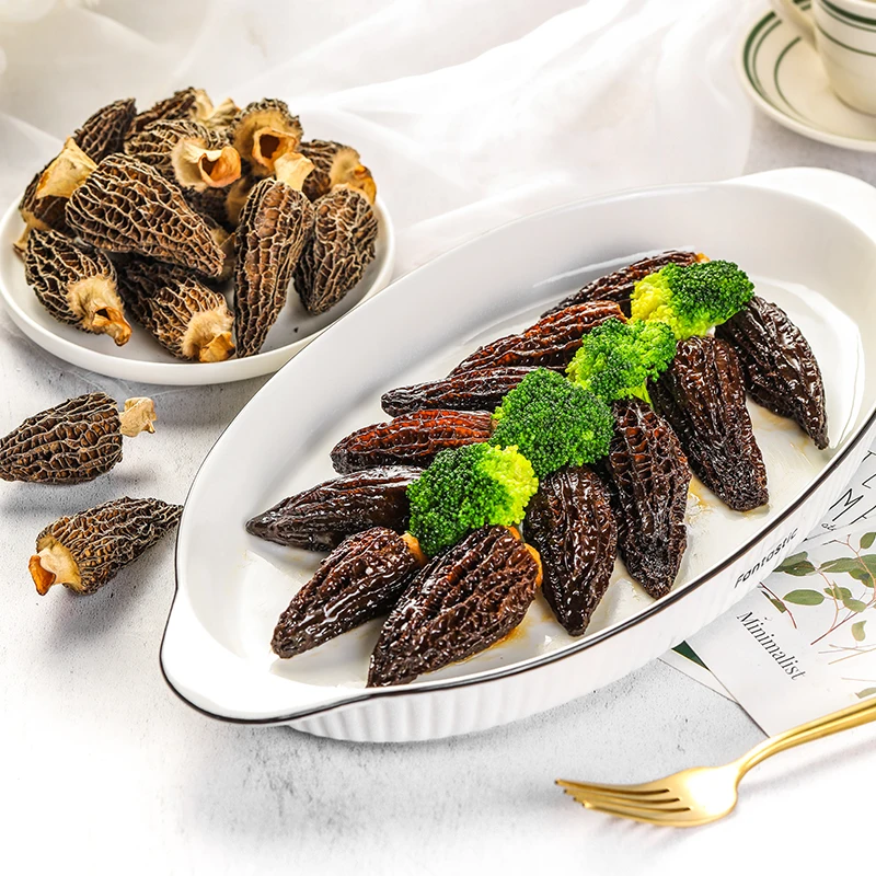 Mountain mushroom fresh morels dried morels high quality fungus delicious material with nice taste