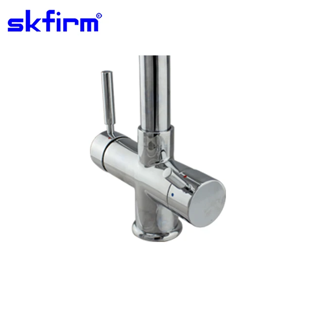Pure water 4 in 1 water filter tap ceramic cartridge deck mount kitchen sink faucet