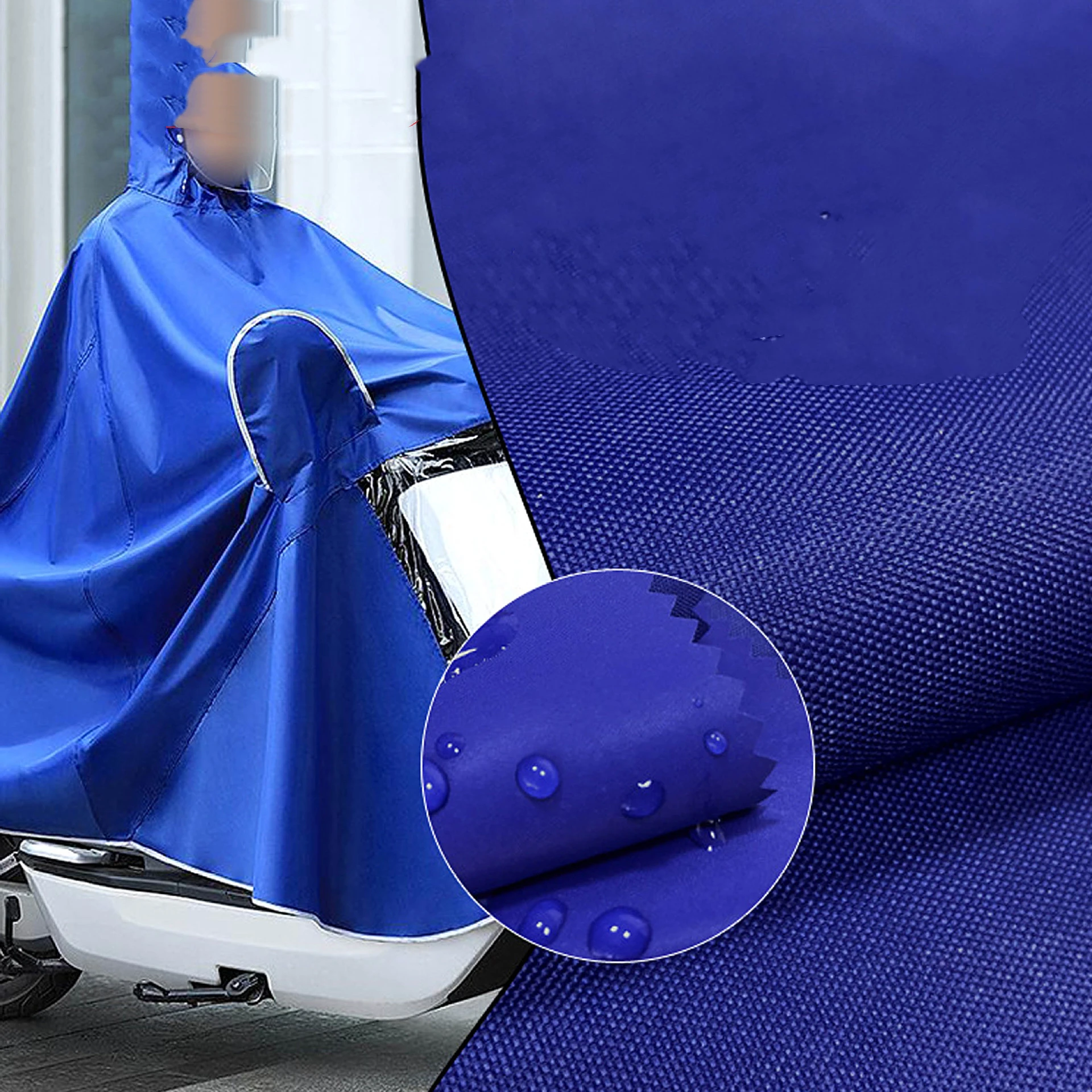 Wholesale 210D polyester high density oxford fabric with PU coating for raincoat fabric