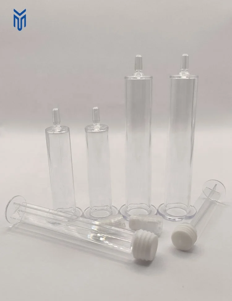 Wholesale 5ml 10ml Plastic Syringe Tube Airless Eye Cream Cosmetic Syringe Bottle