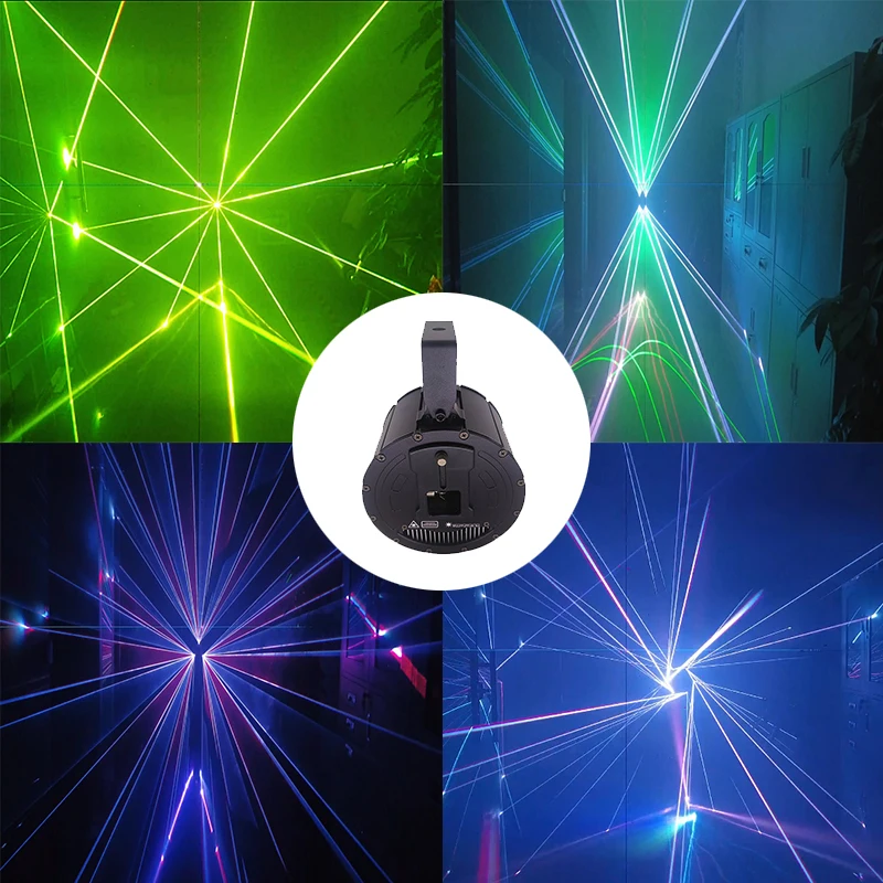 10 Вт RGB светодиодная Лазерная движущаяся головка сценический свет шоу алюминиевый корпус DMX512 для отелей диско ночные клубы складские мероприятия