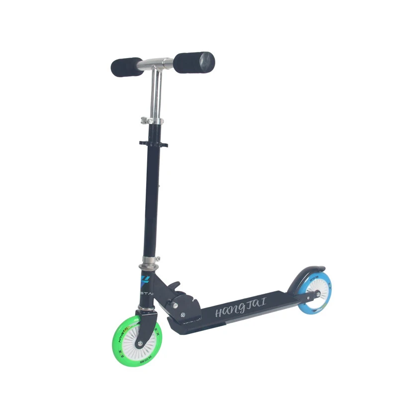 Hot Selling 125 MM Silent Wheels Kids Kick Scooters For Sale Aluminium Folding Kick Wheels Scooter