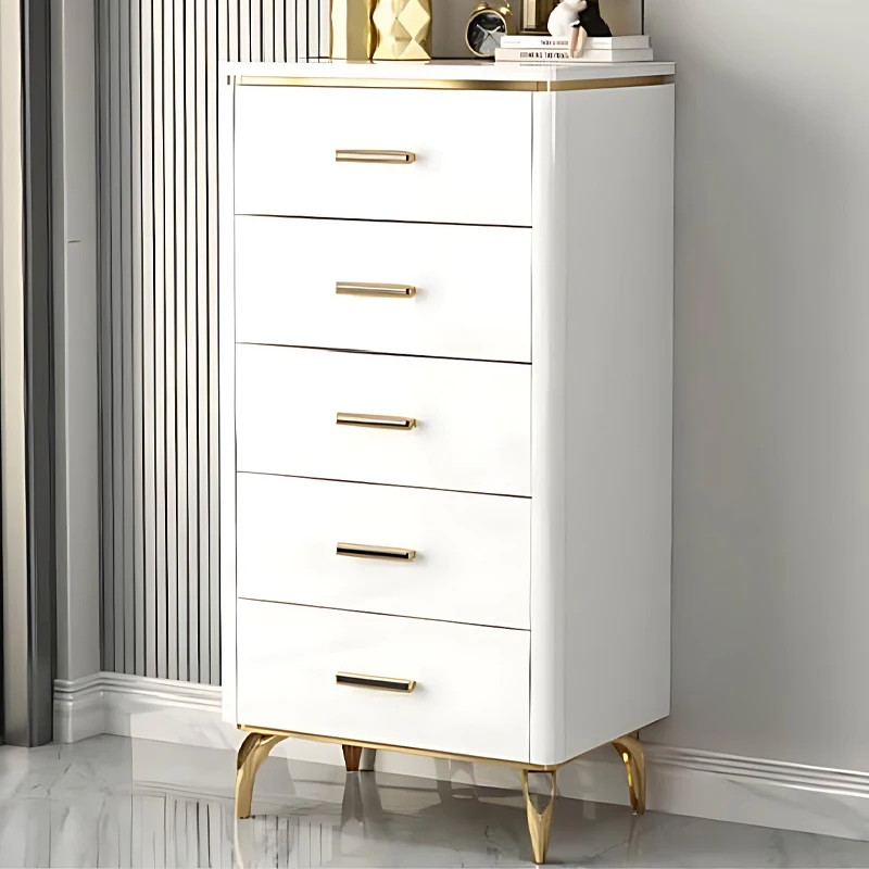 Audrey Modern Living Room Storage Cabinet Furniture Double Doors Drawers of Chest 2 Wooden Chest of Drawers