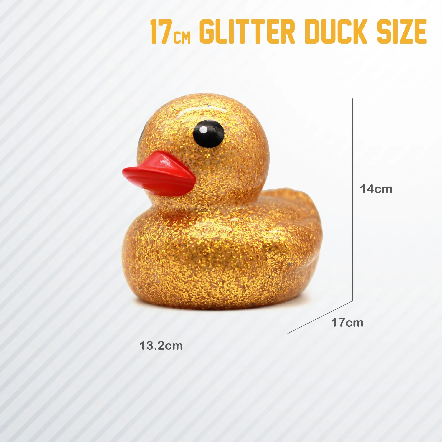 Wholesale New Cute Toys For Kids Baby Bath Duck Toy Promotional Rubber Glitter Duck bath toys for babies