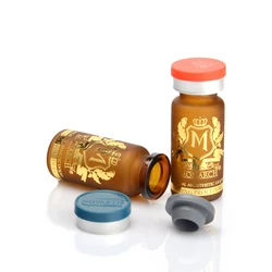 10ml vial Amber tritium vial high quality labels empty glass vial for medicine