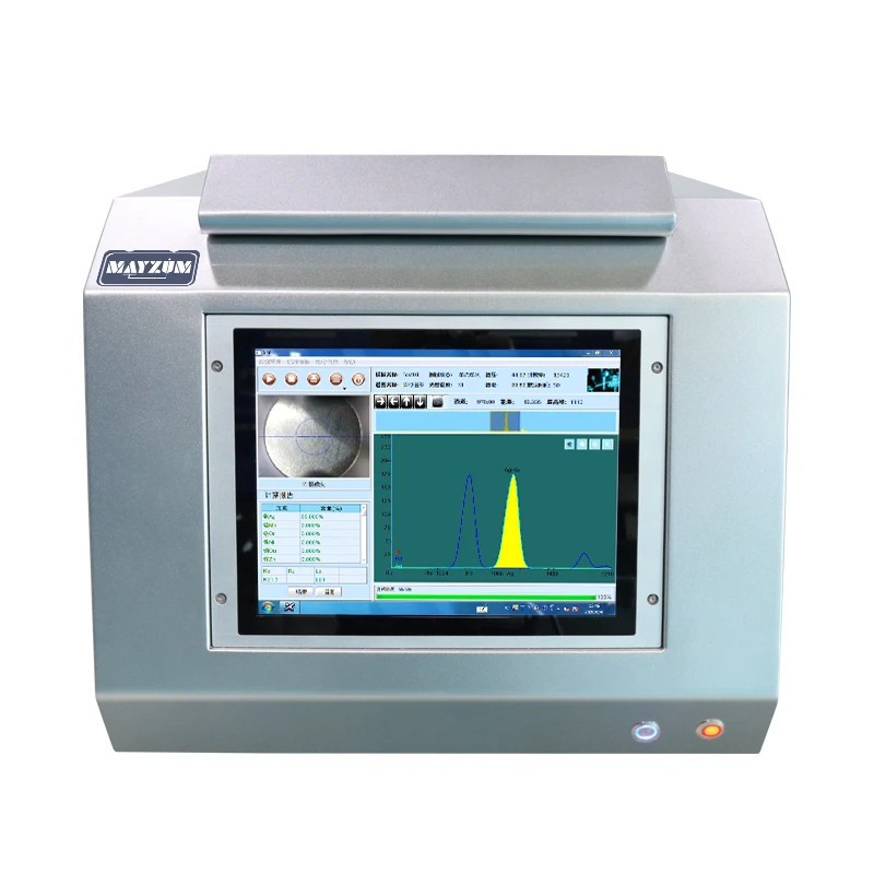 0.01% SDD Gold Platinum And  palladium XRF Analyzer For Gold Plating Solution.