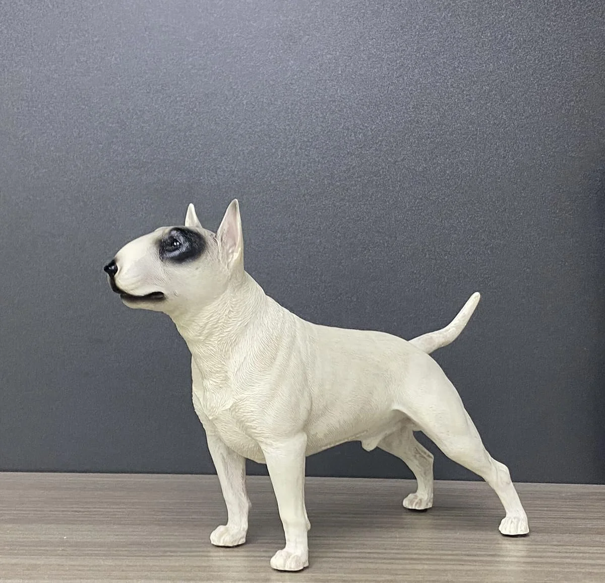 Custom design production realistic lifelike terrier bulldog figure model figurine statue bull dog scupture