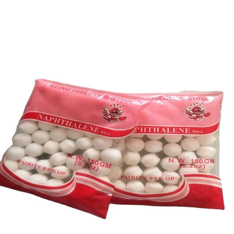 Manufacturers 99% Pure 150g Moth balls refined naphthalene