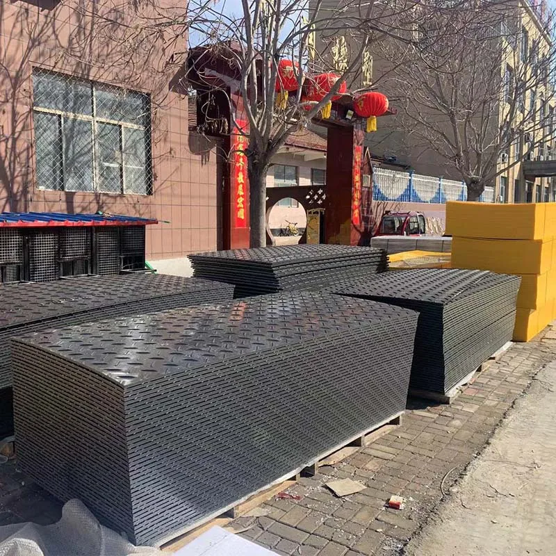 Анти-скольжения hdpe временные Мат покрытие для мокрой поверхности полиэтилена болото коврик дорожный