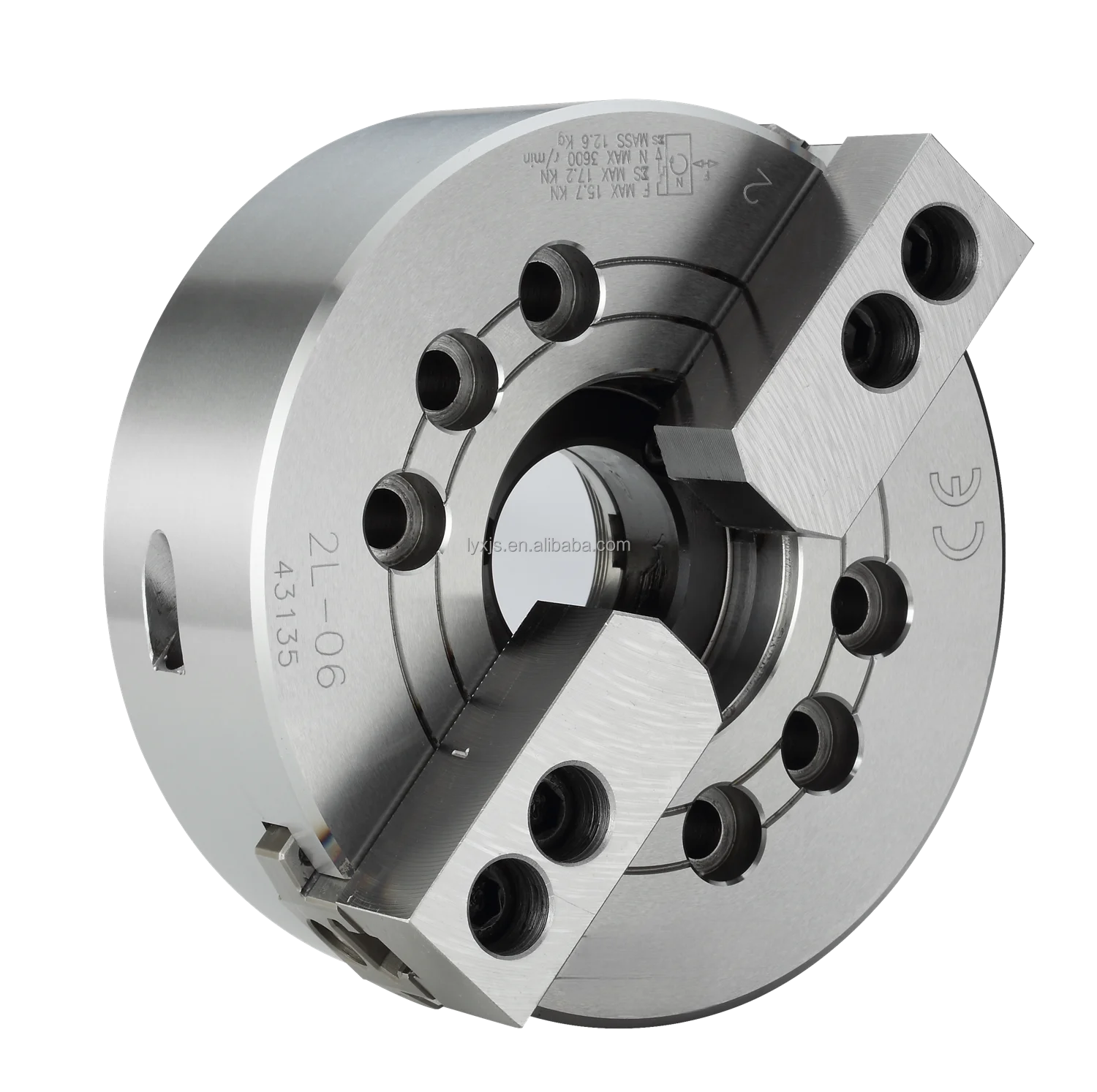 OPBT-206 2 Soft-Jaws Lathe Chuck Hydraulic chuck 2 jaw A2-5 Nose of Spindle lathe chuck