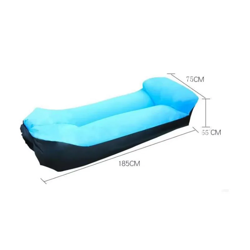 Light sleeping Waterproof Inflatable bag lazy sofa air camping Sleeping bags Adult Beach Lounge Chair Fast Folding lazy bag