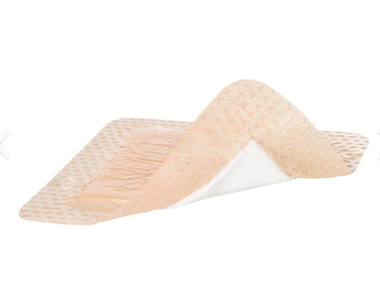 Factory Price Adhesive Ultra Absorbent Silicone Foam Wound  Waterproof Dressing For Bed Sore