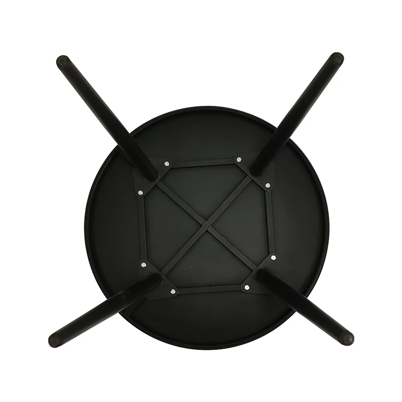 Factory direct sales outdoor leisure waterproof carbon steel round table outdoor furniture waterproof round table