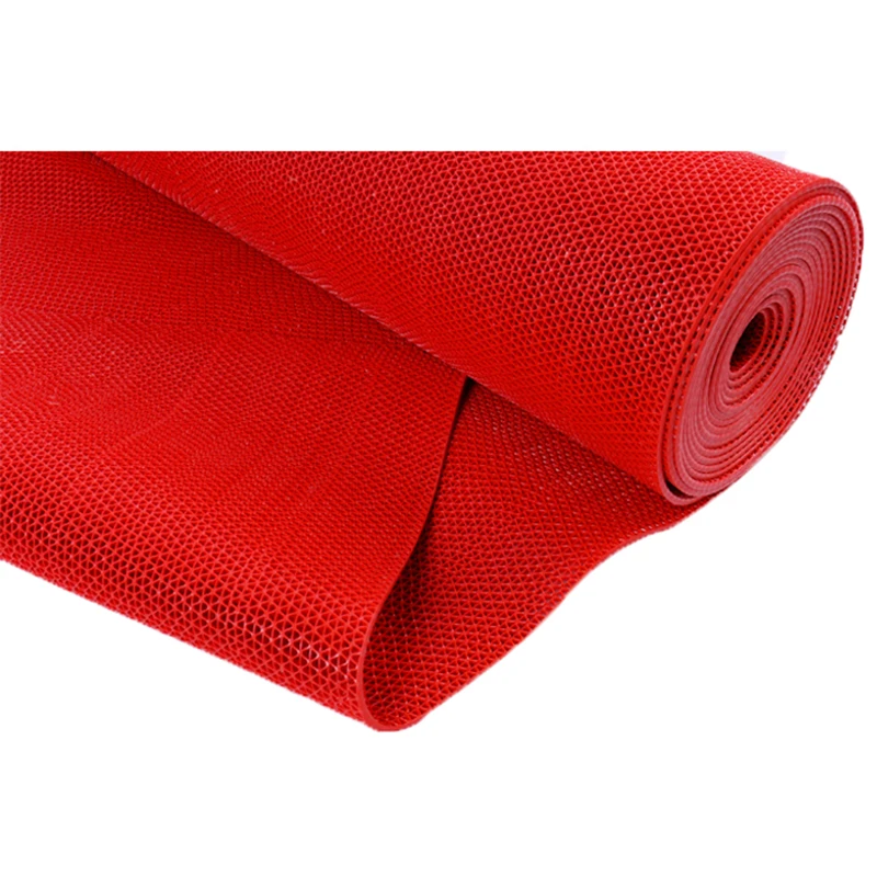 PVC S Hollow Mat PVC Mesh Mat Anti slip Swimming Pool S Mat