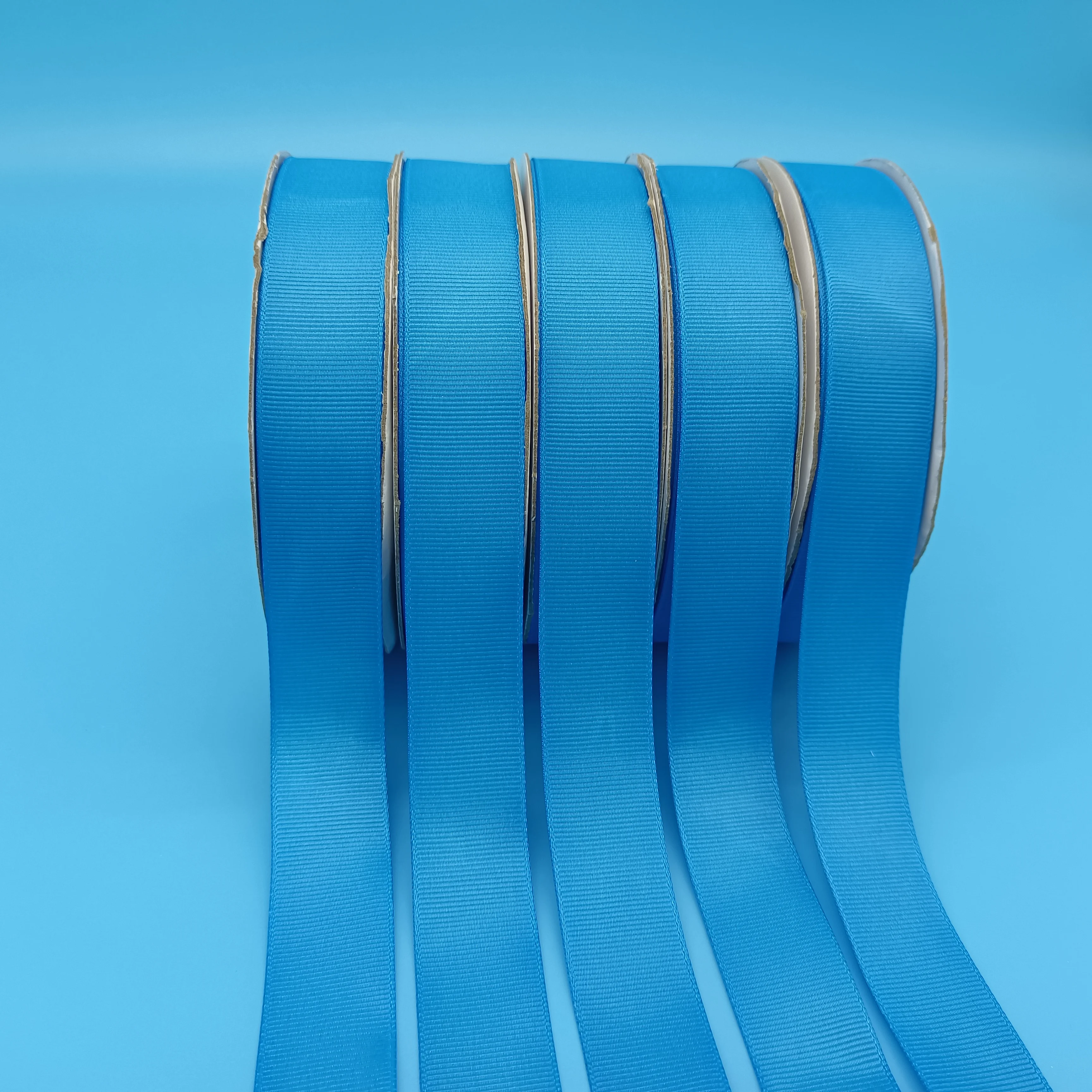 3mm-102mm width Solid Color Plain Custom Gift Grosgrain ribbons for gift wrap