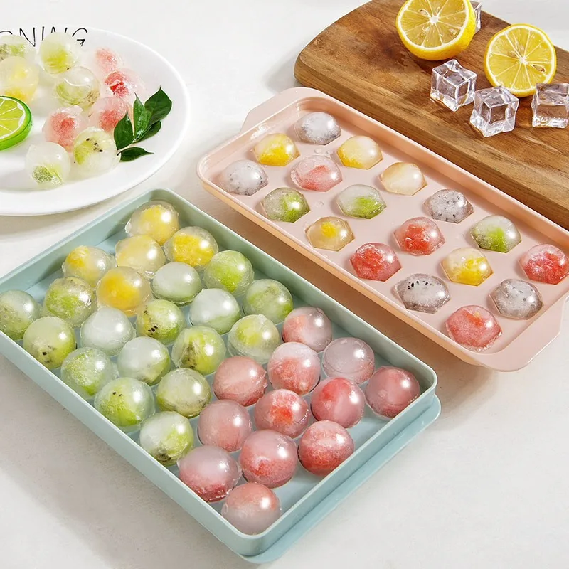 Custom Silicone Ice Cube Tray With Lid Cubes Amazon Best Selling Flexible Silicone Ice Cube Tray With Lid BPA Free Easy Release