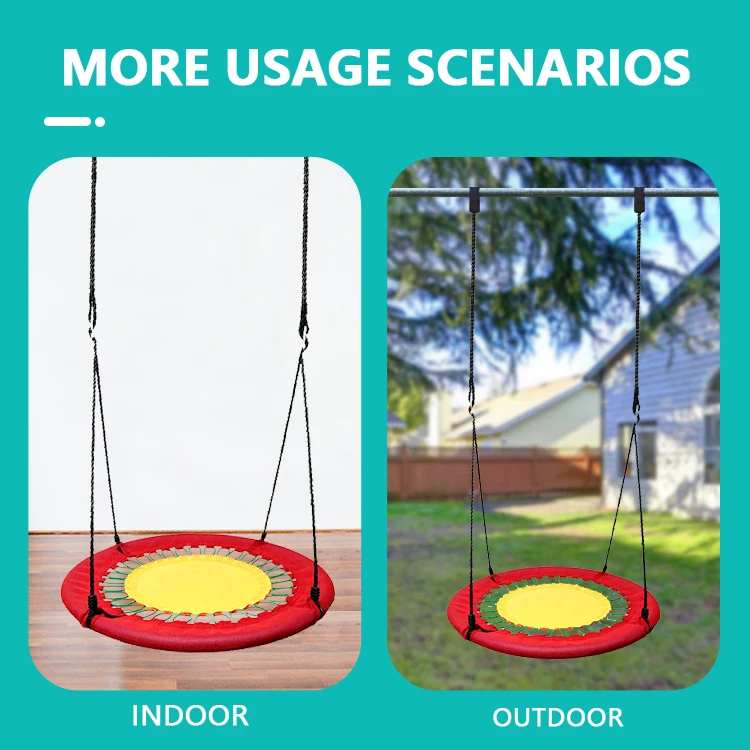 Челнока мода малыша блюдце качели комплект Замена дерево качели для детей и взрослых