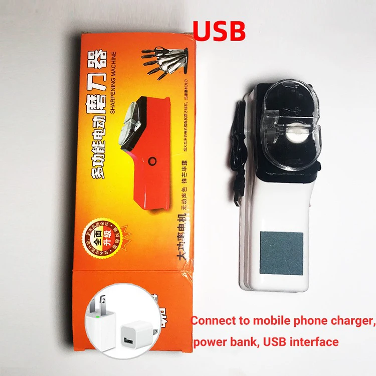 
2020 Portable Multi Professional Kitchen Scissor Electric Knife Sharpening Tool 