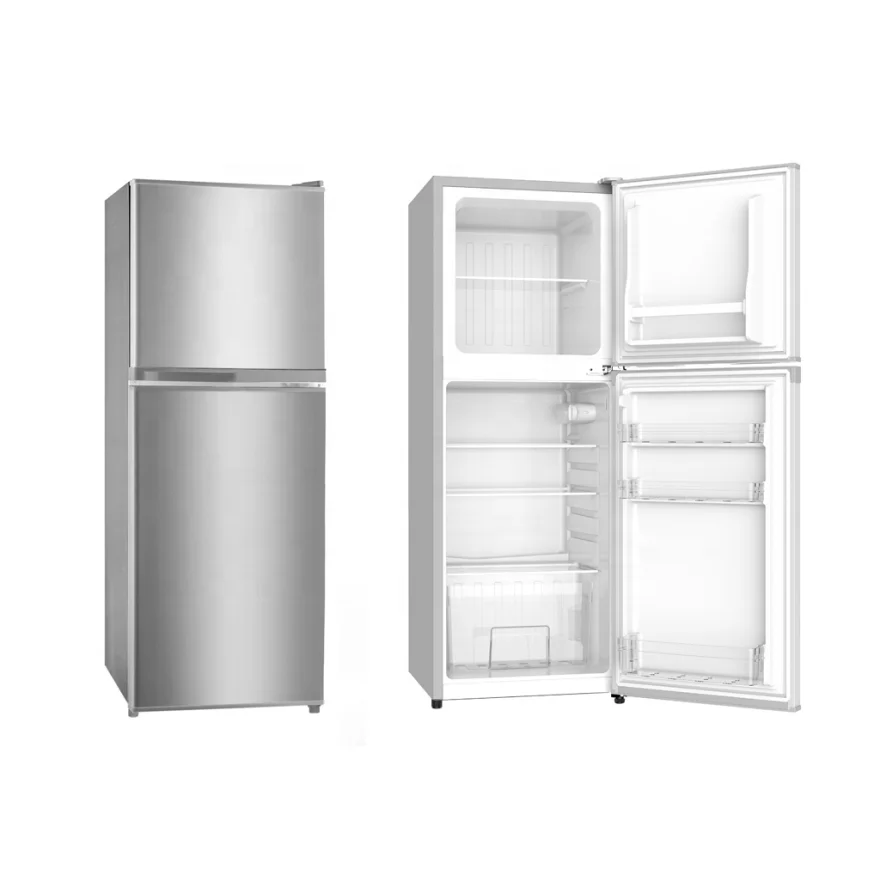 KD138F Stainless Steel Electric Portable Compressor New Condition Gas Powered top-Freezer Refrigerator Hotels