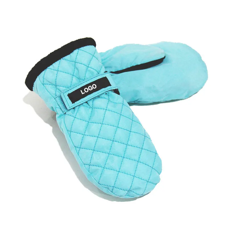 Share Waterproof thermal children cartoon child snowboard sports outdoor warm winter kids ski gloves mitt