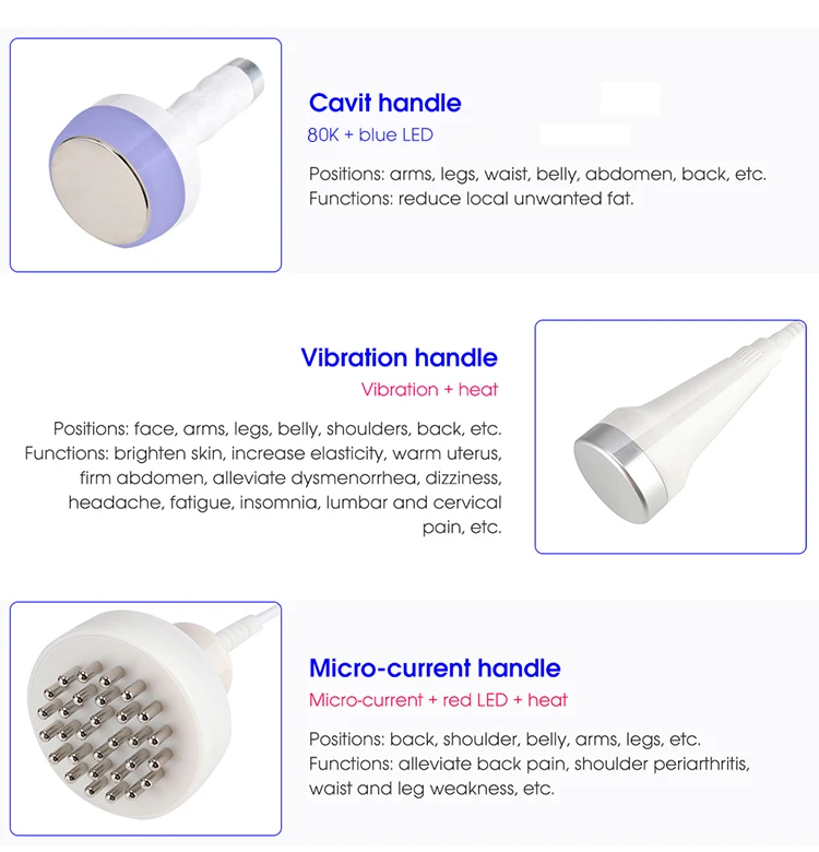 Salon 5d 80k lipo body slimming skin tightening machine vacuum rf fat loss machine 6 in 1