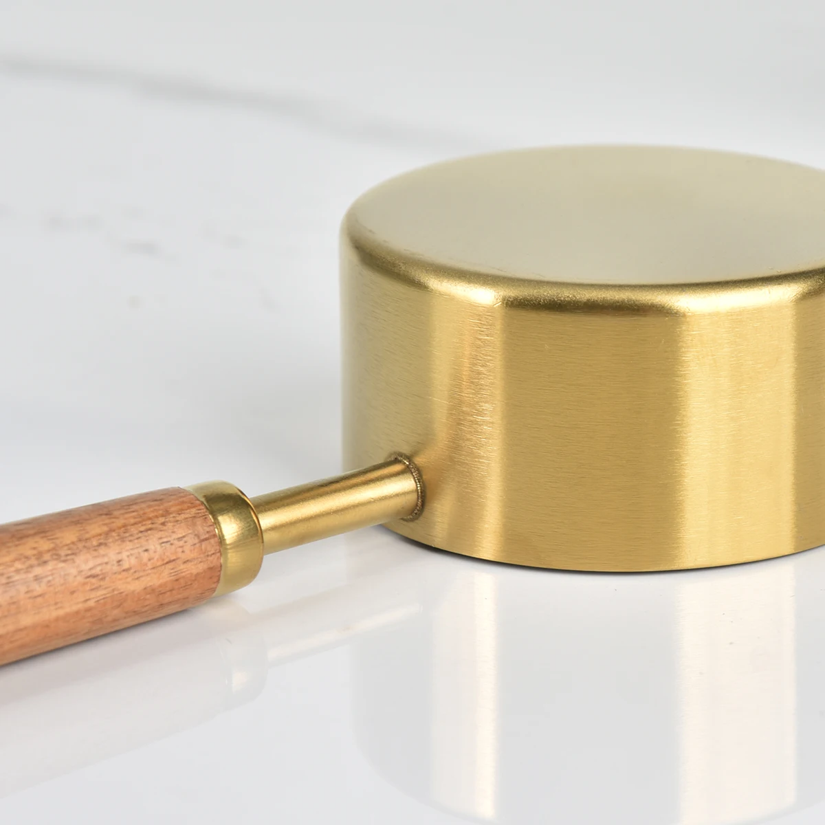 High Quality Measuring Cup And Spoon Set of 8 With Wooden Handle Stainless Steel Kitchen Measuring Spoon With Rose Coated