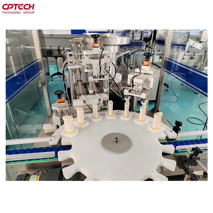 high quality lip stick product liquid bottle machine line for hot filling