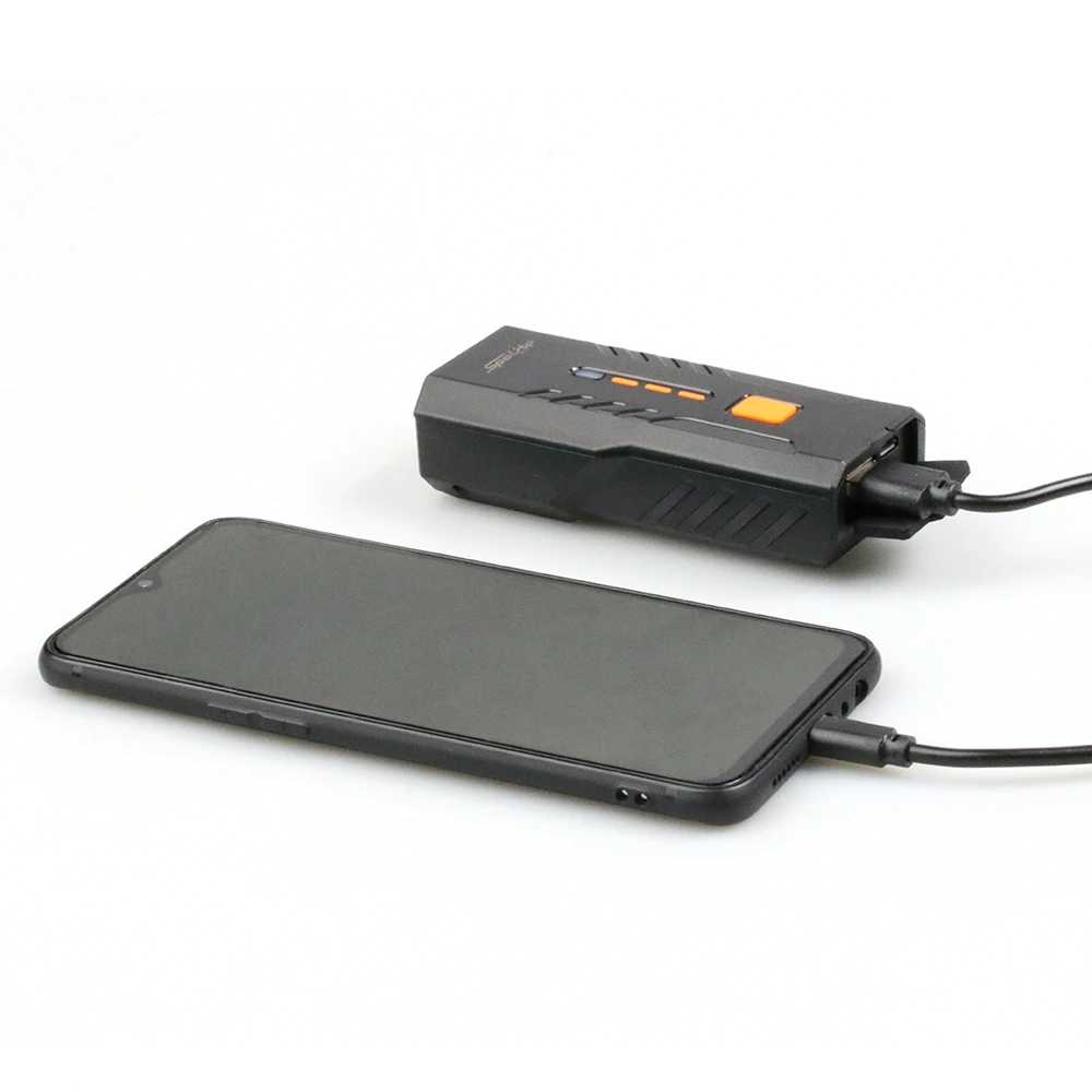  SpoLite горячая Распродажа IP63 водонепроницаемый USB Перезаряжаемый светодиодный велосипедный велосипед с функцией Power Bank Велосипедный