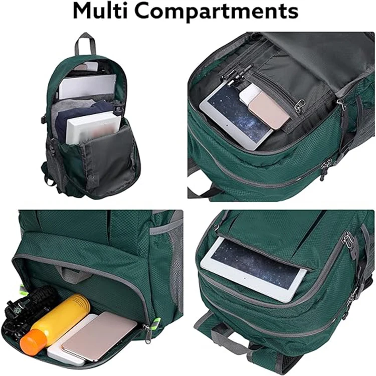 Custom Mens Trekking Mountain Back Pack Bag Outdoor Camping Waterproof Travelling Backpack